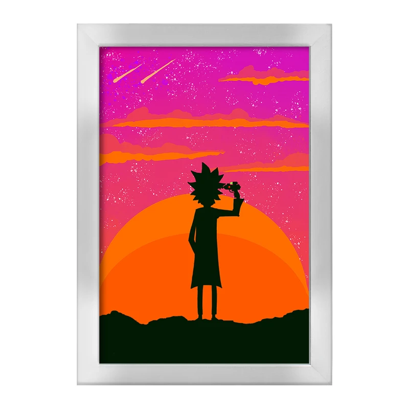 تابلو خندالو طرح ریک و مورتی (Rick and Morty) کد F181