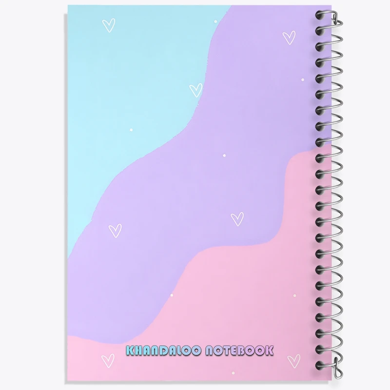 دفتر شطرنجی 50 برگ خندالو طرح پاستیلی کد N6007