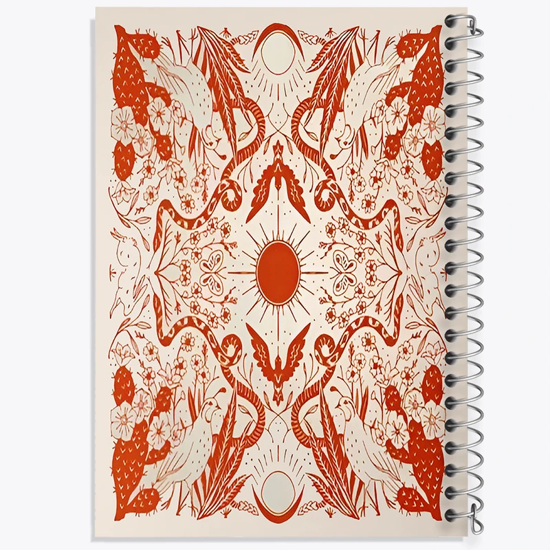 دفتر مشق 50 برگ خندالو طرح نقش شکار کد N6872