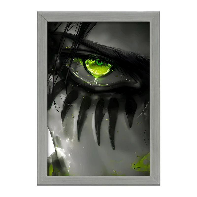 تابلو خندالو طرح چشم سبز کد F9590