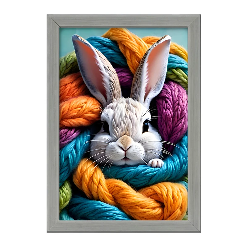 تابلو خندالو طرح خرگوش کد F9573