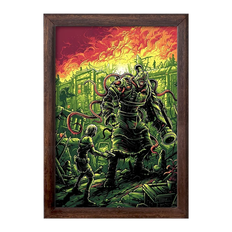 تابلو خندالو طرح بازی رزیدنت اویل (Resident Evil) کد 31676