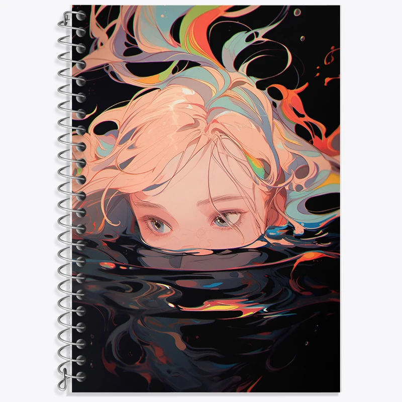 دفتر زبان دوخط 50 برگ خندالو طرح دخترانه کد F9074