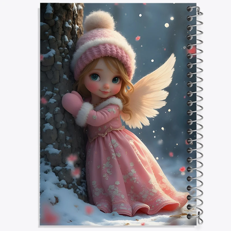 دفتر نقاشی 50 برگ خندالو طرح دختر فرشته کد F8972