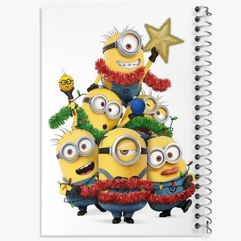 دفتر مشق 100 برگ خندالو طرح مینیون ها (Minions) کد F8593