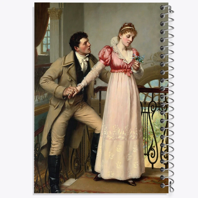 دفتر مشق 50 برگ خندالو طرح نقاشی بله یا خیر اثر ادموند بلر لیتون کد F12458