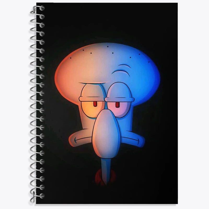 دفتر لغت 50 برگ خندالو طرح اختاپوس باب اسفنجی کد F3148