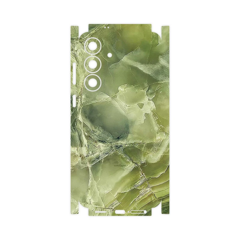 برچسب پوششی ماهوت مدل Green_Crystal_Marble-FullSkin مناسب برای گوشی موبایل سامسونگ Galaxy S25 FE