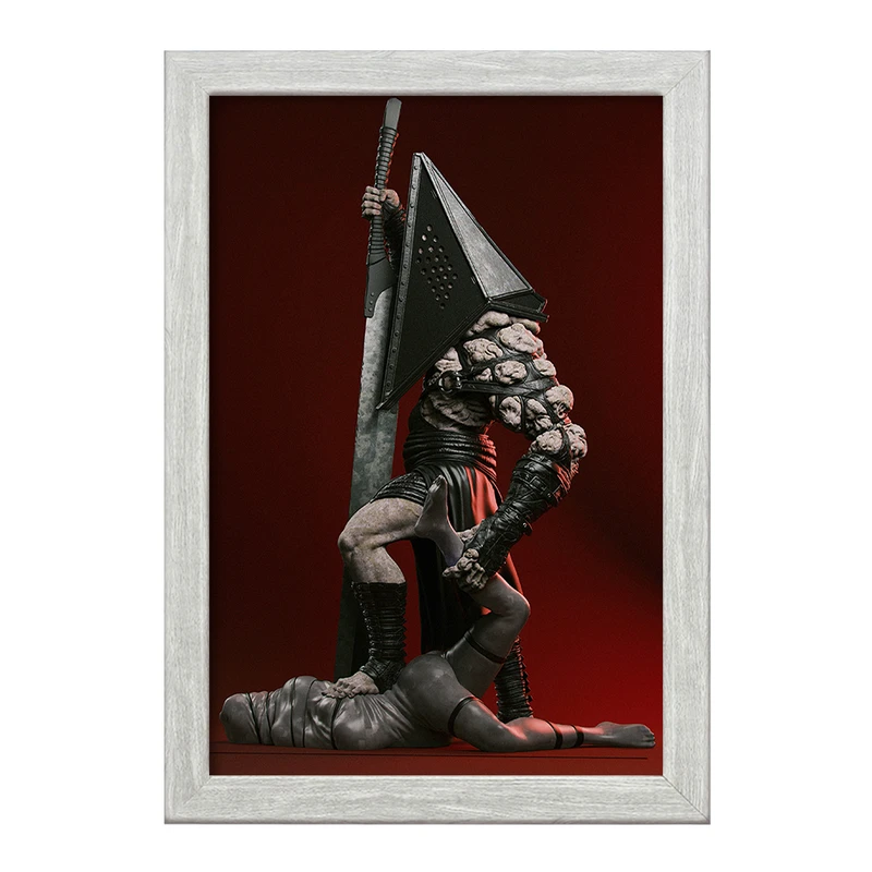 تابلو خندالو طرح بازی سایلنت هیل‌ (Silent Hill) کد 34484