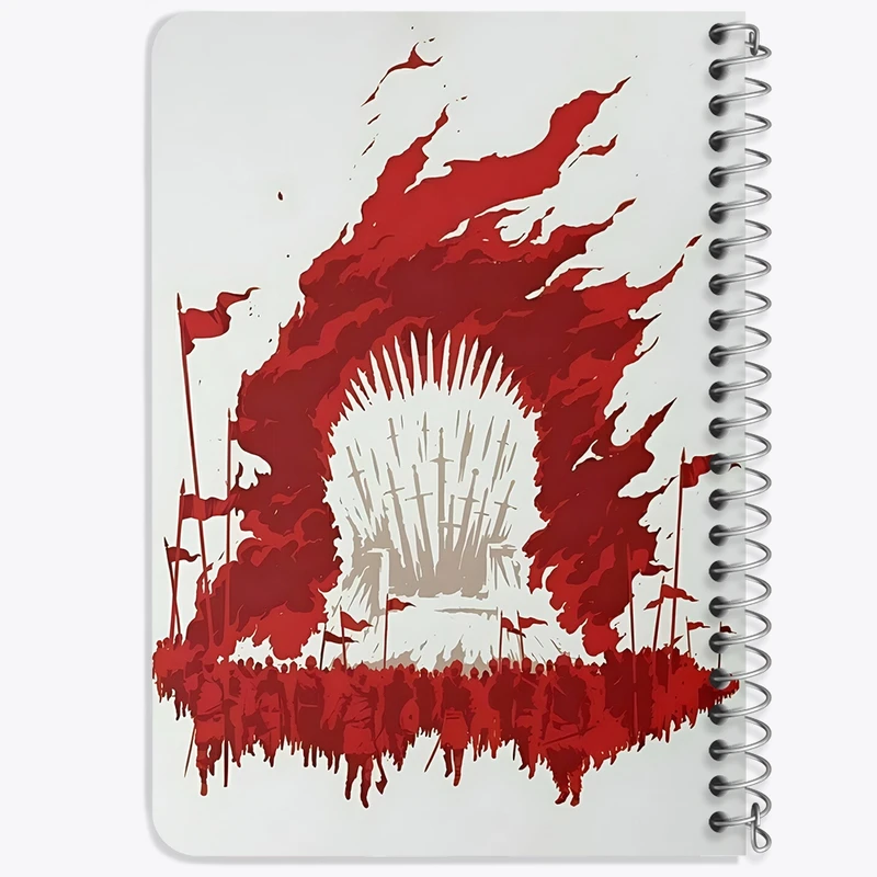 دفتر یادداشت 50 برگ خندالو طرح گیم آف ترونز (Game of Thrones)  کد F4684