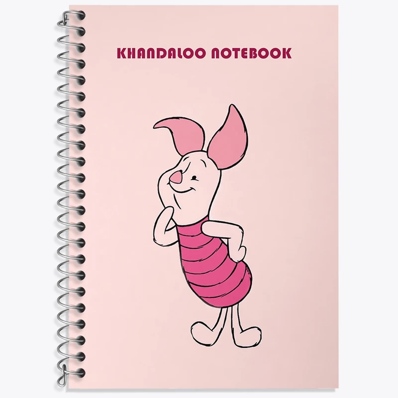 دفتر زبان 50 برگ خندالو مدل سه خط طرح وینی پو (Winnie the Pooh) کد N6386