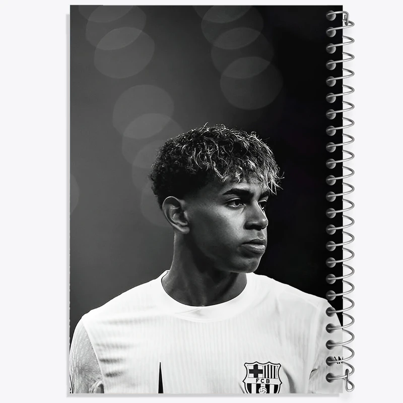 دفتر مشق 100 برگ خندالو طرح لامین یامال (Lamine Yamal) کد F14304