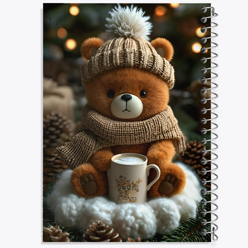 دفتر لیست خرید 50 برگ خندالو طرح خرس بامزه کد F8948