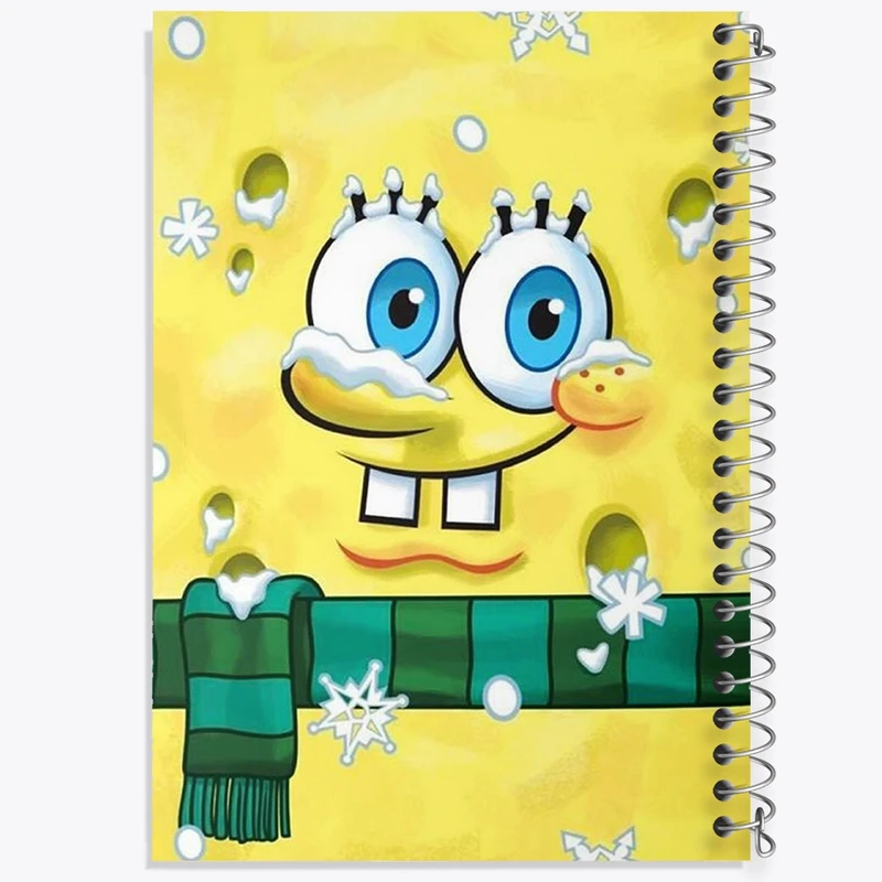 دفتر شطرنجی 50 برگ خندالو طرح باب اسفنجی کد F8595