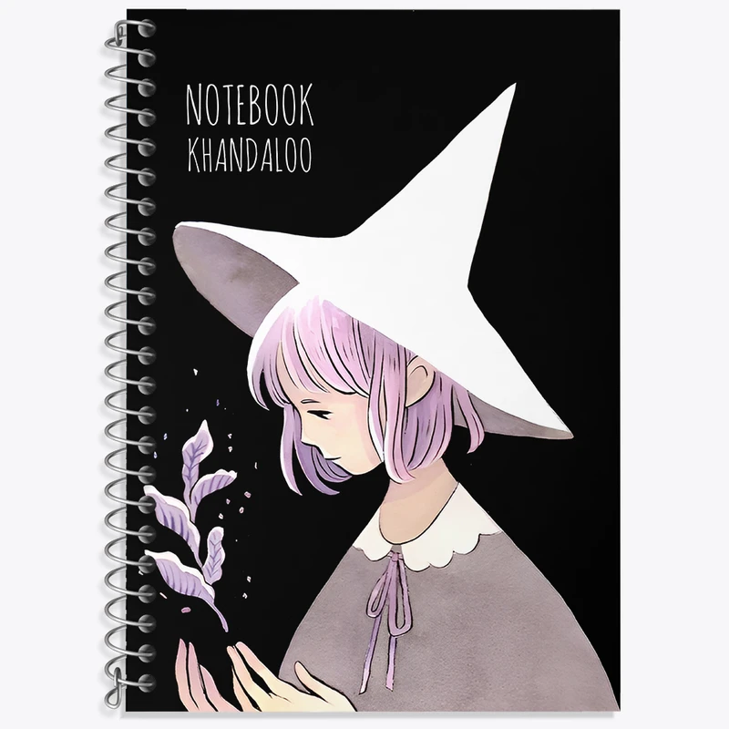 دفتر نت موسیقی 50 برگ خندالو طرح دخترانه فانتزی کد N7794