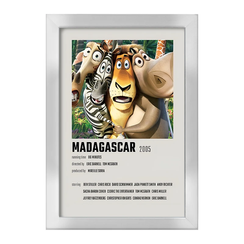 تابلو خندالو طرح ماداگاسکار (Madagascar) کد F13237