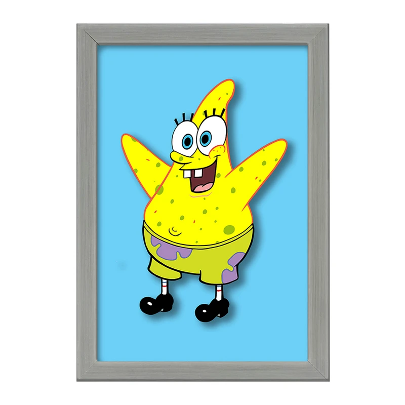 تابلو خندالو طرح باب اسفنجی و پاتریک کد F925