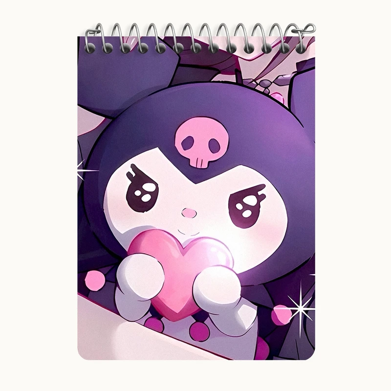 دفتر یادداشت 50 برگ خندالو طرح کرومی (Kuromi) کد N8999