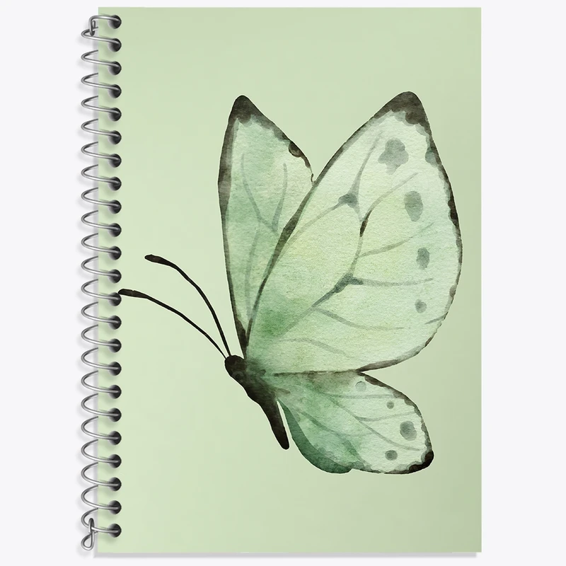 دفتر لغت 50 برگ خندالو طرح پروانه سبز کد F3659