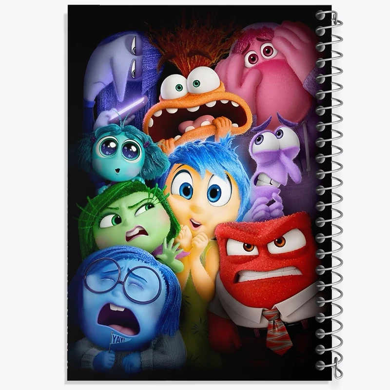 دفتر شطرنجی 50 برگ خندالو طرح اینساید اوت کد F3346