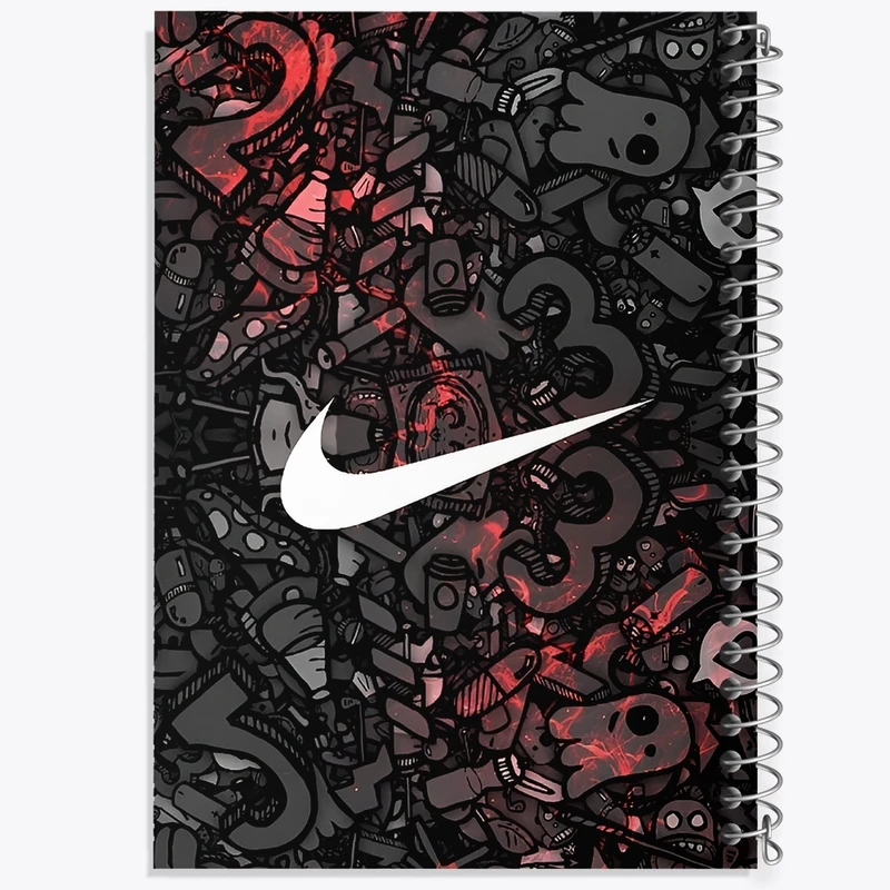دفتر شطرنجی 50 برگ خندالو طرح نایک (Nike) کد N7554