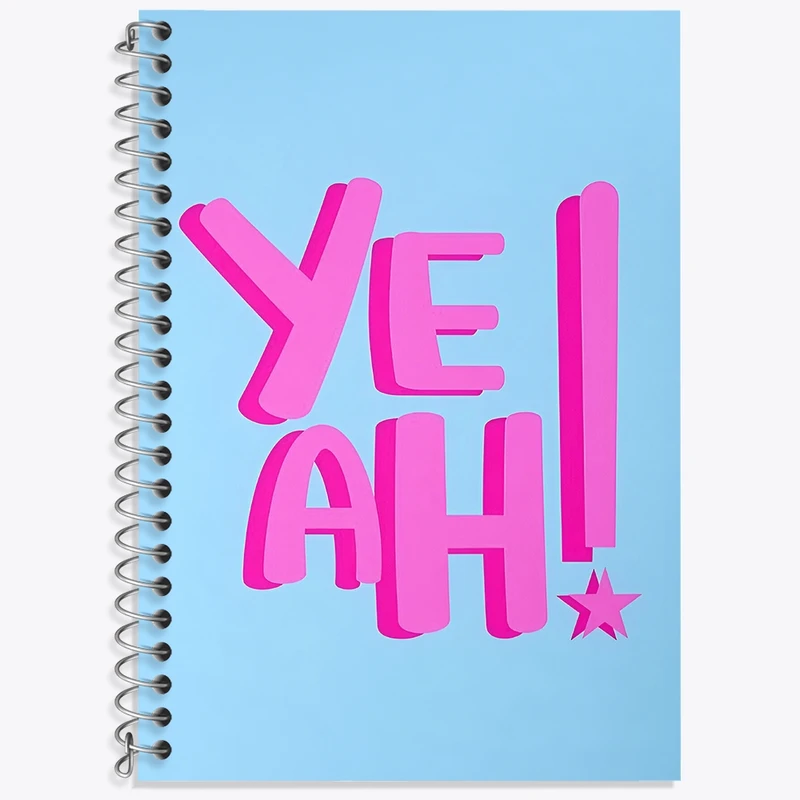 دفتر لغت 50 برگ خندالو طرح Yeah کد F4080