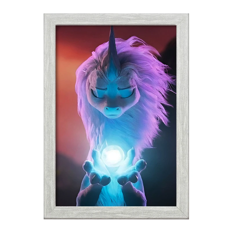 تابلو خندالو طرح رایا و آخرین اژدها کد F9811