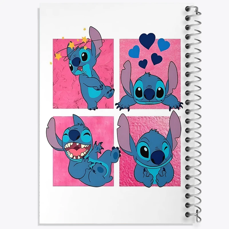 دفتر مشق 50 برگ خندالو طرح استیچ کد N6939