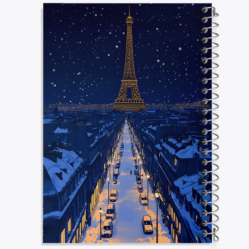 دفتر مشق 50 برگ خندالو طرح برج ایفل کد F11606