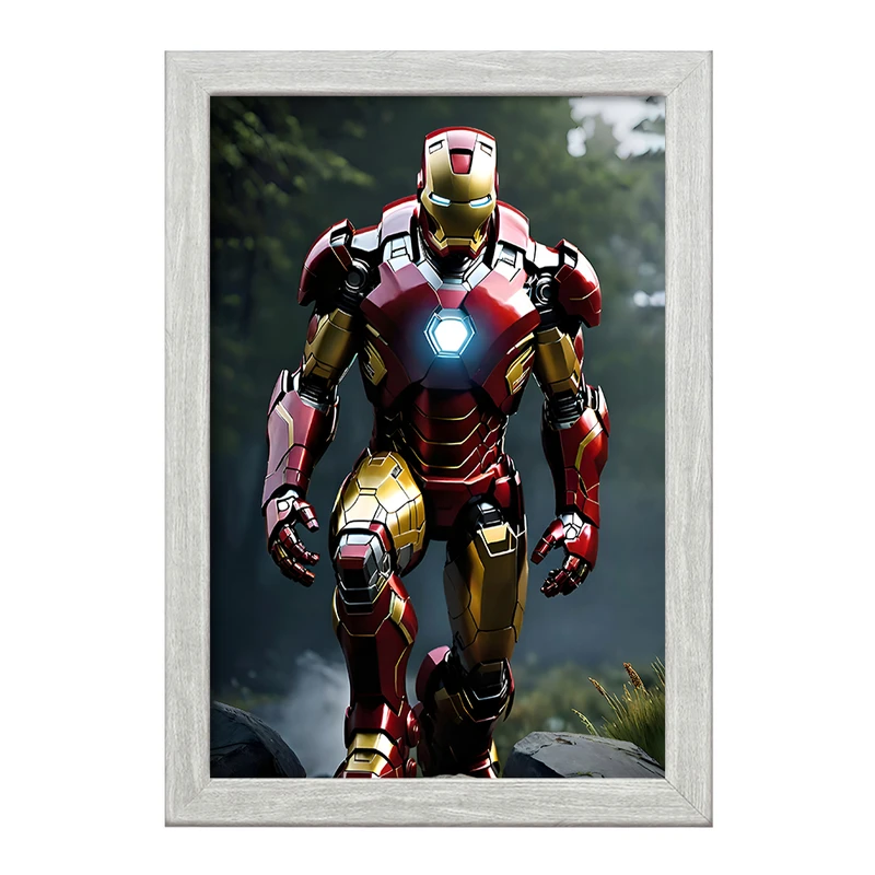 تابلو خندالو طرح مرد آهنی مارول (Marvel) کد F4992