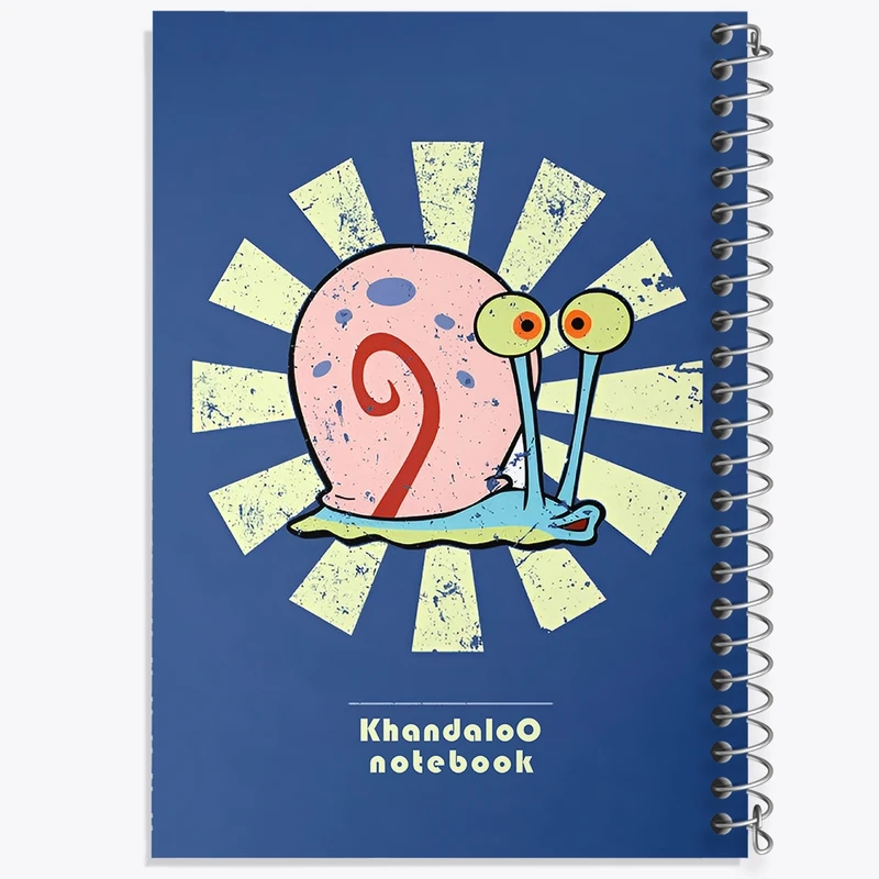 دفتر شطرنجی 50 برگ خندالو طرح گری باب اسفنجی کد N9449