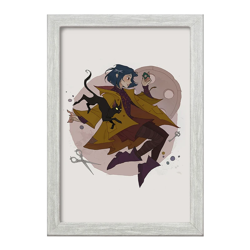 تابلو خندالو طرح کورالاین Coraline  کد 20782