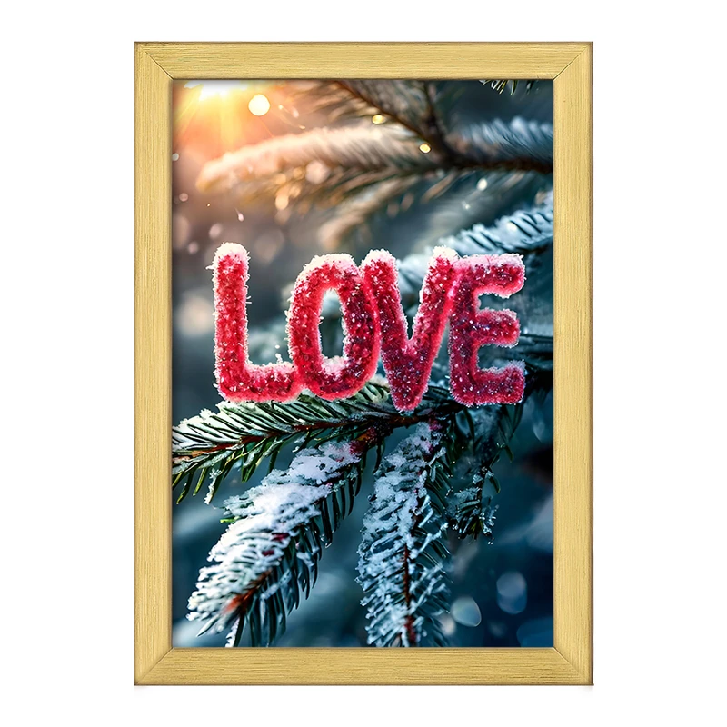 تابلو خندالو طرح Love کد F9523