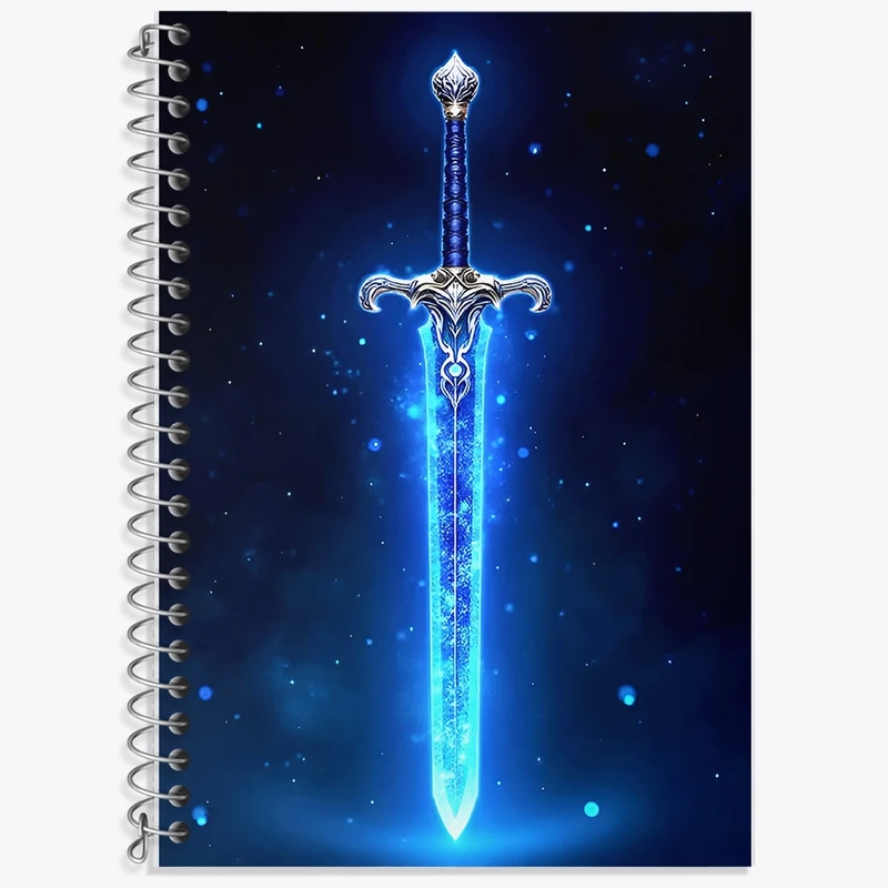 دفتر لغت 50 برگ خندالو طرح شمشیر کد F12639