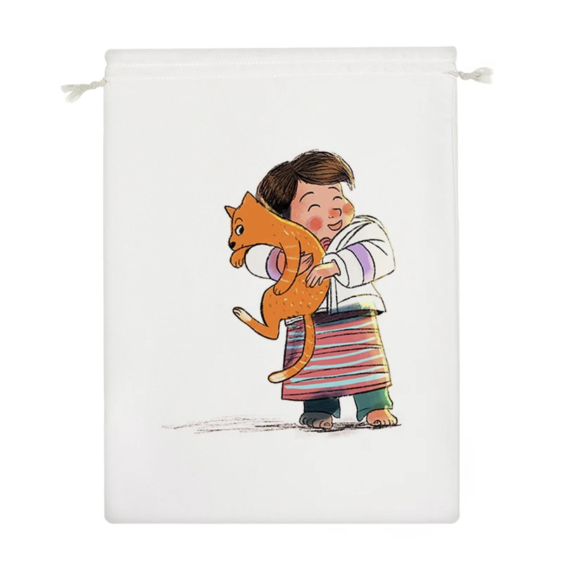 نظم دهنده خندالو مدل دختر و گربه کد H1838