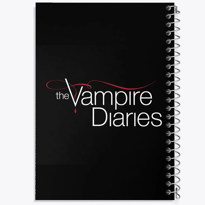 دفتر طراحی 50 برگ خندالو طرح خاطرات یک خون آشام The Vampire Diaries  کد 20245