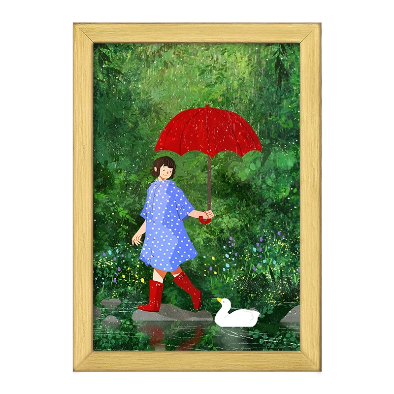 تابلو خندالو طرح دخترانه فانتزی کد F10909