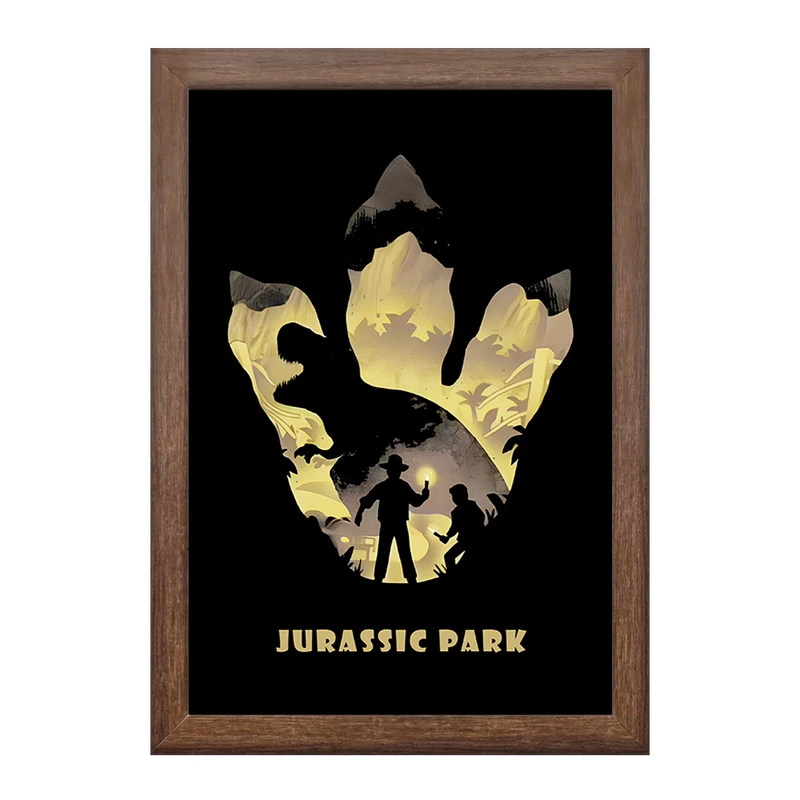 تابلو خندالو طرح ژوراسیک (Jurassic Park) کد F13786