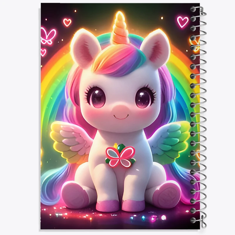 دفتر لیست خرید 50 برگ خندالو طرح اسب تک شاخ کد F9557