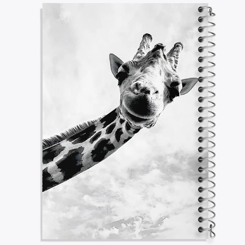 دفتر طراحی 50 برگ خندالو طرح زرافه کد F3551