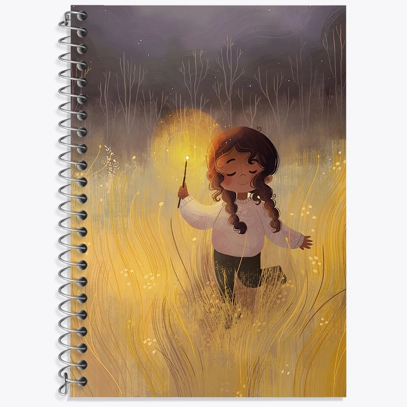 دفتر لغت 50 برگ خندالو طرح دخترانه کیوت کد N7434