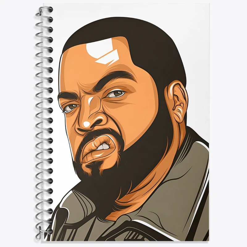 دفتر لغت 50 برگ خندالو طرح آیس کیوب (Ice Cube) کد F10225
