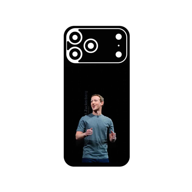 برچسب پوششی ماهوت مدل Mark_Zuckerberg مناسب برای گوشی موبایل اپل iPhone 17 Pro Max
