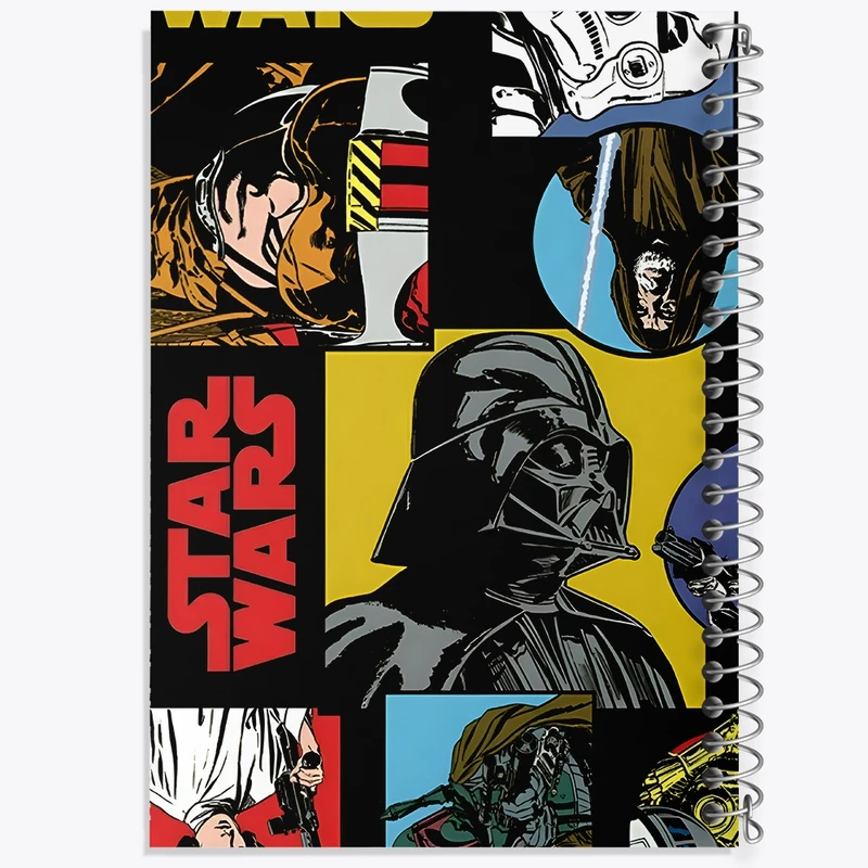 دفتر لیست خرید 50 برگ خندالو طرح جنگ ستارگان کد F4284