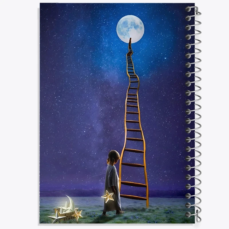 دفتر نقاشی 50 برگ خندالو طرح نردبان رویا کد F4274