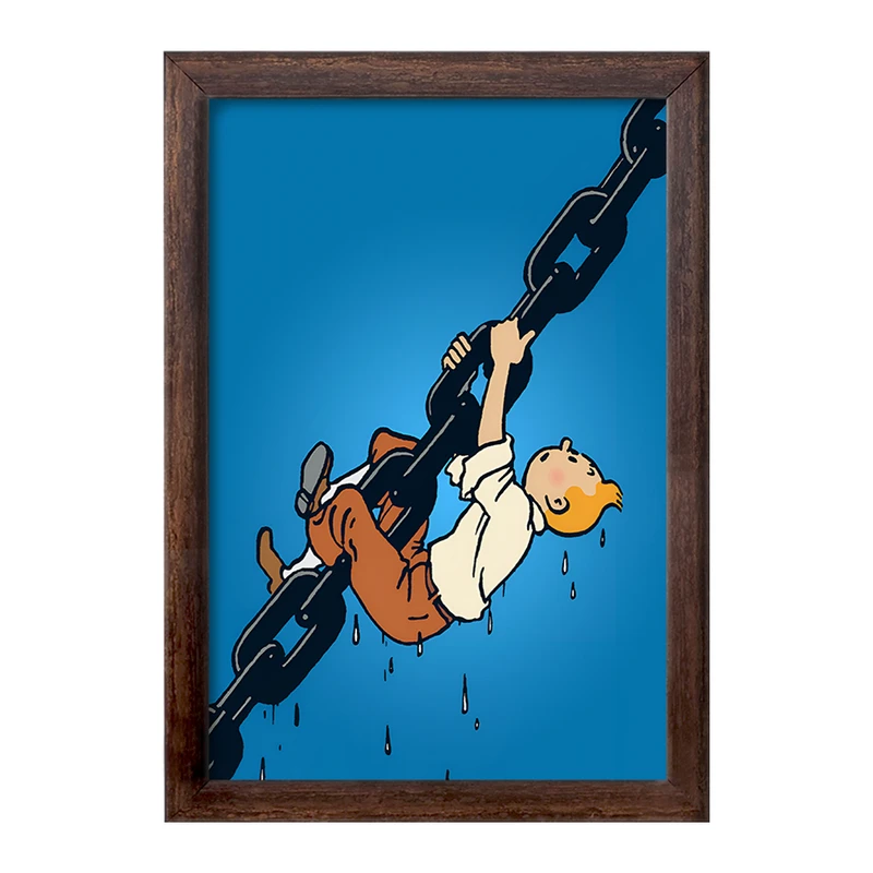 تابلو خندالو طرح تن تن (Tintin) کد F10333