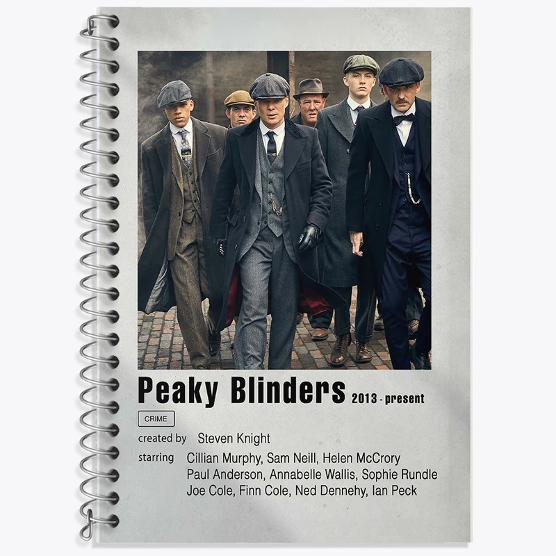 دفتر نت موسیقی 50 برگ خندالو طرح پیکی بلایندرز (Peaky Blinders) کد F11291