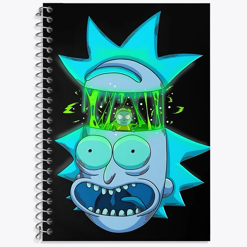 دفتر نت موسیقی 50 برگ خندالو طرح ریک و مورتی (Rick and Morty) کد F4932