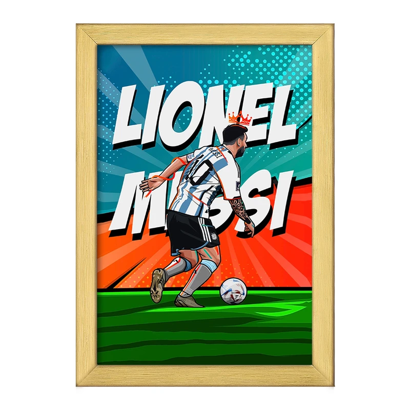 تابلو خندالو طرح لیونل مسی کد F1690