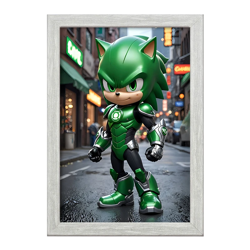 تابلو خندالو طرح سونیک (Sonic) کد F6878